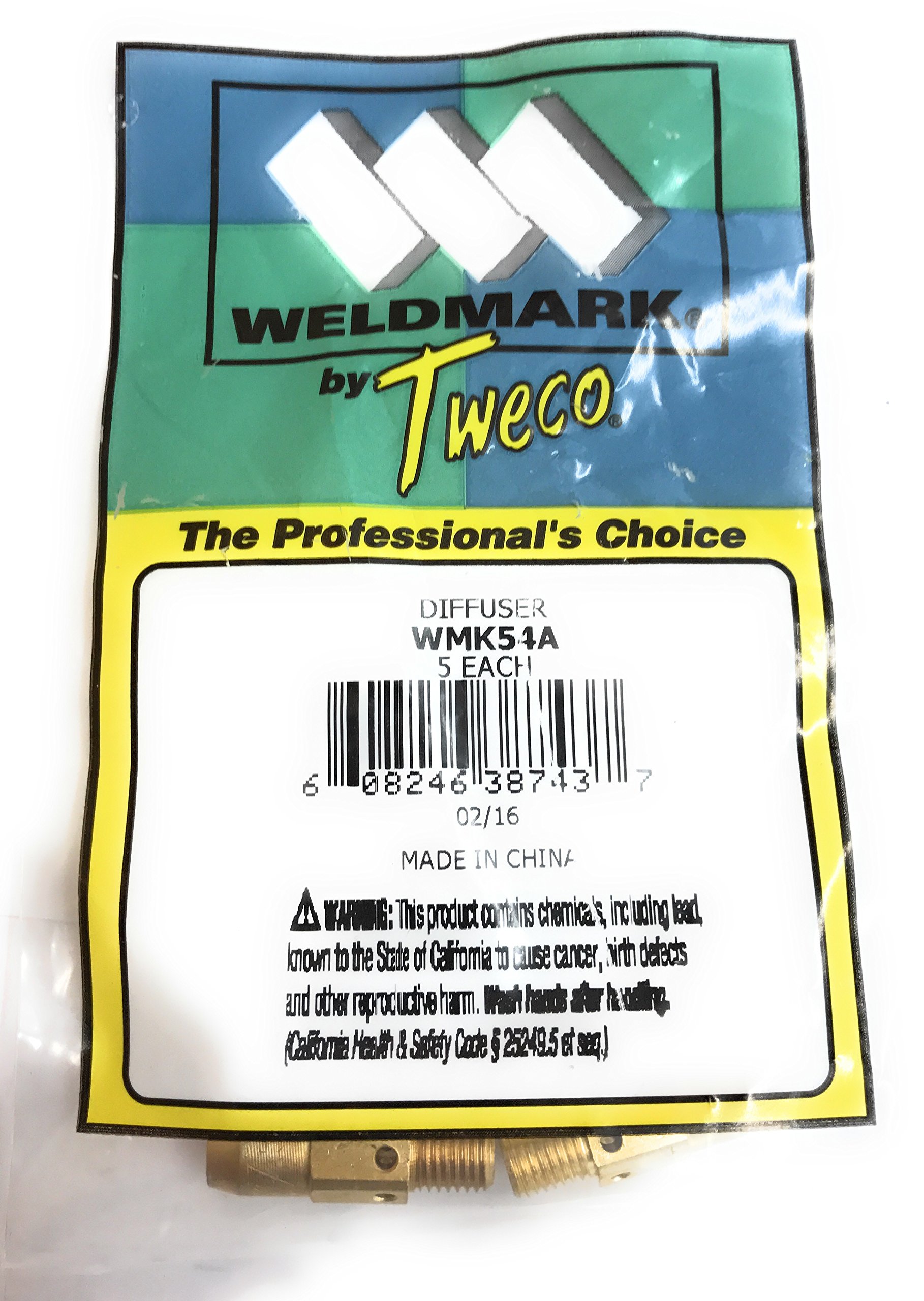 Tweco 54A Gas Diffuser 15401100, 5 pack - Amazon.com